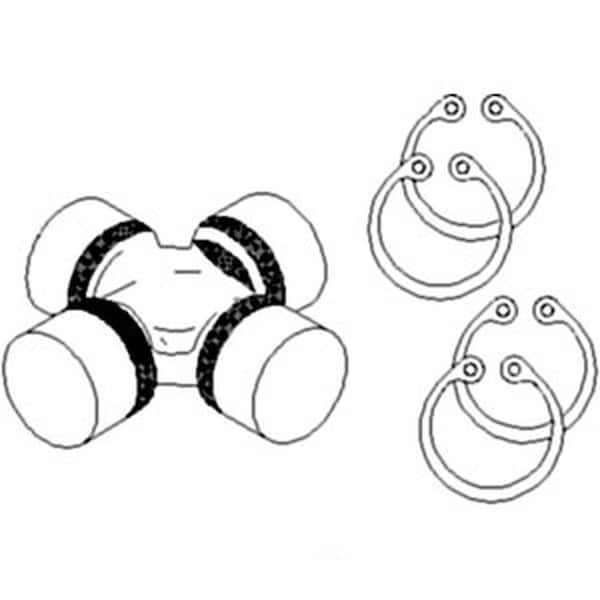 Aftermarket New Cross Bearing Kit Fits Case-IH Tractor Models 1294 1394 1494 Plus 83930383 - main